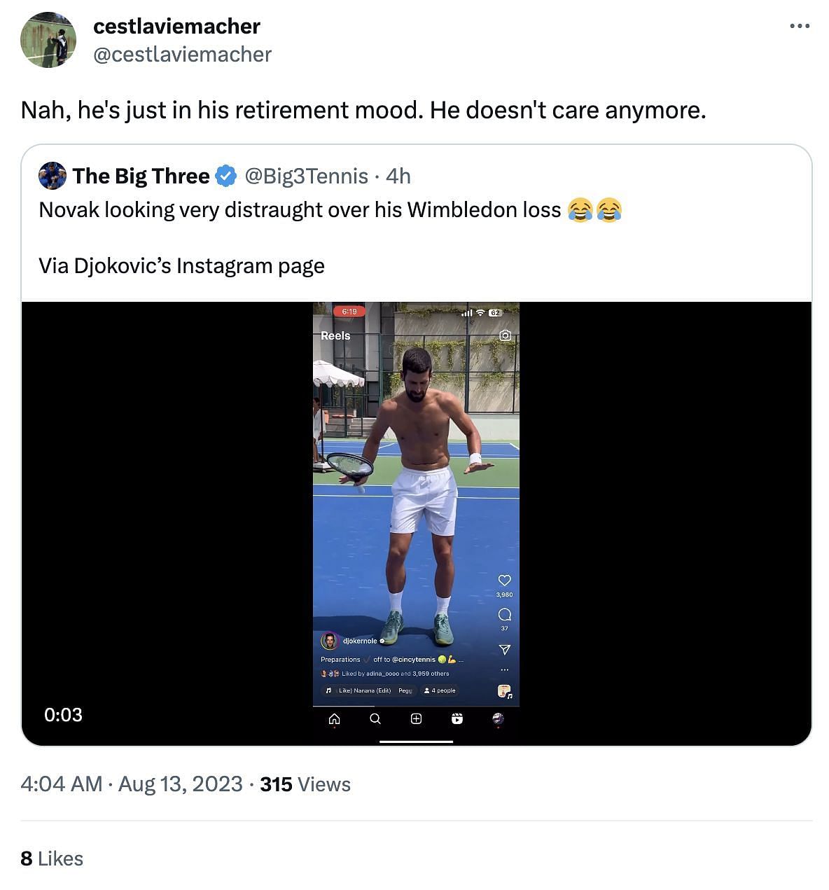 Screengrab from Twitter
